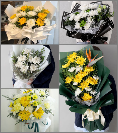 广东揭阳市榕城区地都镇白事花束代送